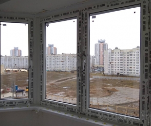 Балконная рама из ПВХ. Фаниполь. №10