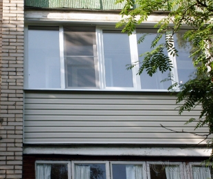 Балконная рама из ПВХ. Фаниполь. №6