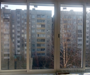 Балконная рама из алюминия. Фаниполь. №2